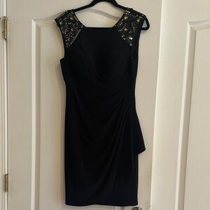 Elegant Black Sleeveless Dress